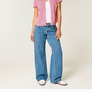 Hollister Blue Flare & Wide Leg Women's Jeans